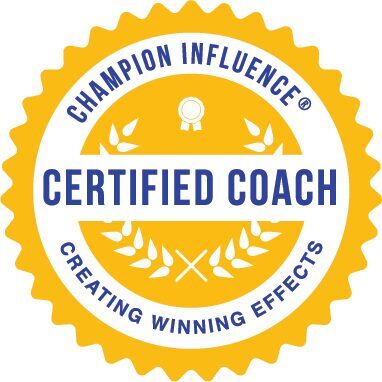 Certified Coach badge from Champion Influence.